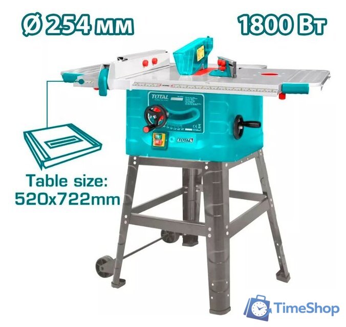 Распиловочный (циркулярный) станок Total TS51825428 - Изображение №1 — Интернет-магазин Time-Shop