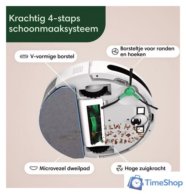 Робот-пылесос iRobot Roomba Combo Essential (белый) - Изображение №3 — Интернет-магазин Time-Shop