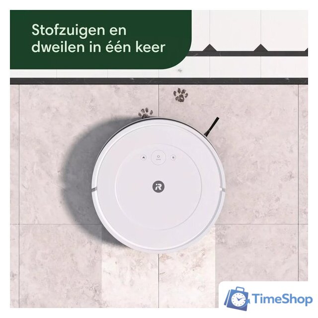 Робот-пылесос iRobot Roomba Combo Essential (белый) - Изображение №2 — Интернет-магазин Time-Shop