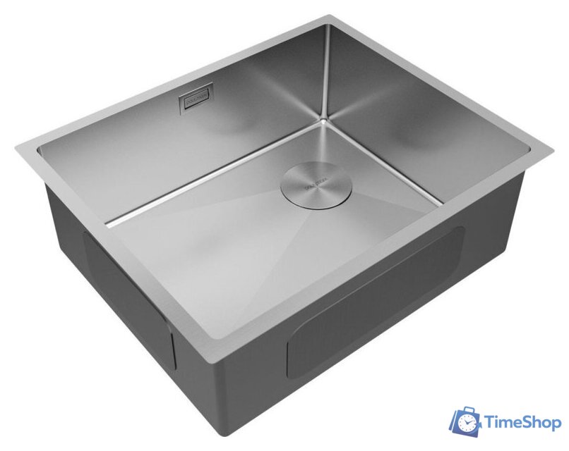 Кухонная мойка Paulmark NEXT-SKEW 54 UNI PM885444-BS - Изображение №2 — Интернет-магазин Time-Shop