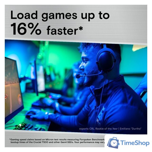 SSD Crucial T500 4TB CT4000T500SSD3 - Изображение №3 — Интернет-магазин Time-Shop