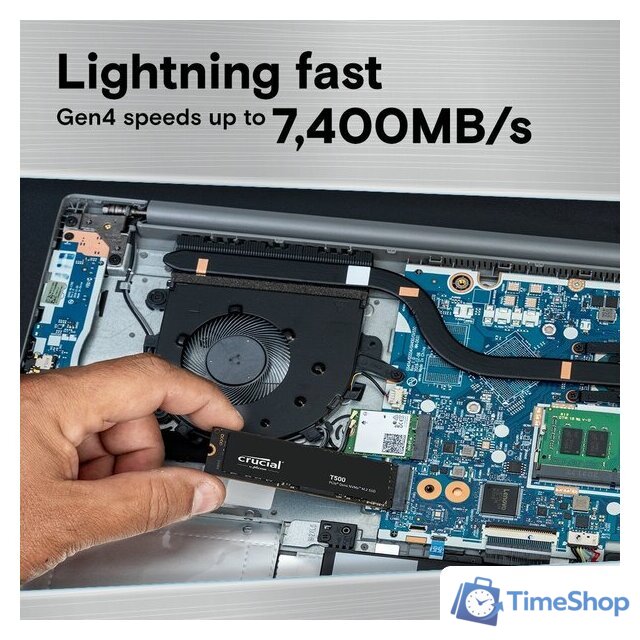 SSD Crucial T500 4TB CT4000T500SSD3 - Изображение №2 — Интернет-магазин Time-Shop