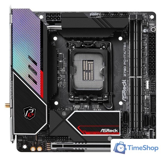 Материнская плата ASRock Z790 PG-ITX/TB4 - Изображение №1 — Интернет-магазин Time-Shop