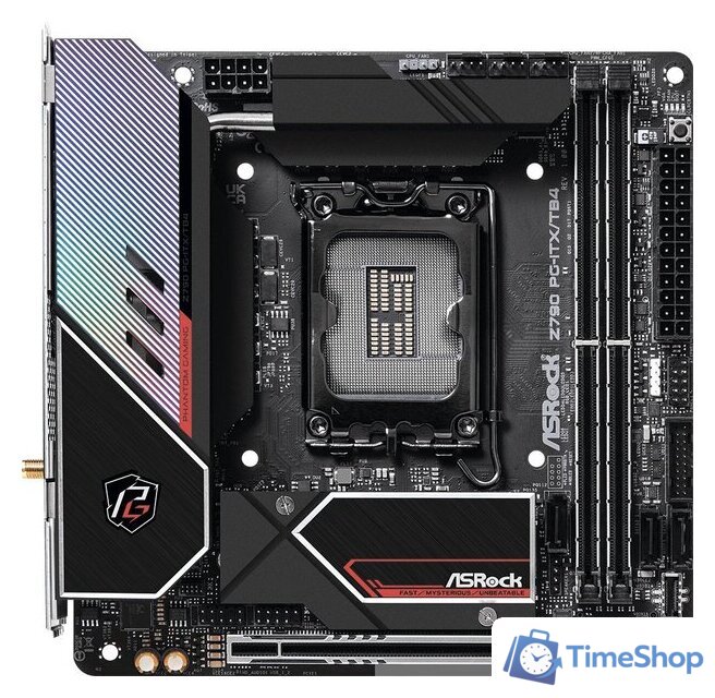 Материнская плата ASRock Z790 PG-ITX/TB4 - Изображение №2 — Интернет-магазин Time-Shop