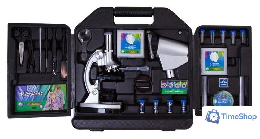 Детский микроскоп Bresser Junior Biotar 300x-1200x 70125 - Изображение №6 — Интернет-магазин Time-Shop