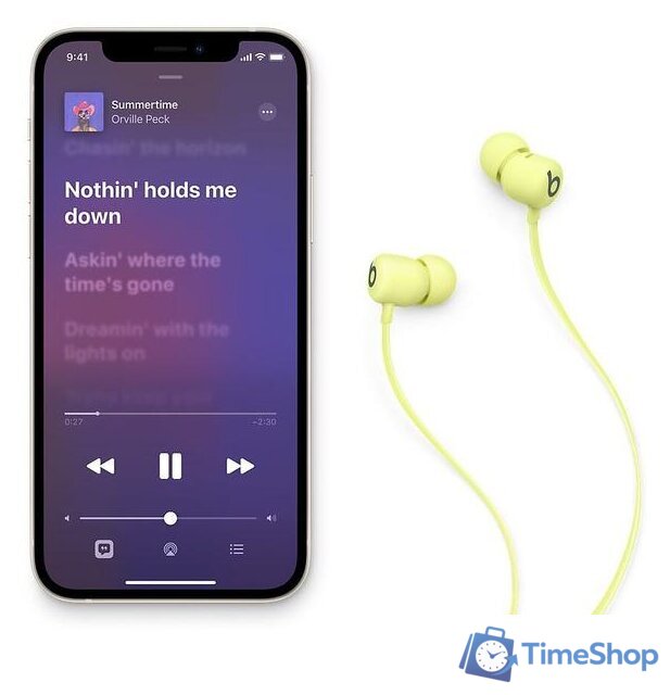 Наушники Beats Flex (желтый цитрус) - Изображение №7 — Интернет-магазин Time-Shop