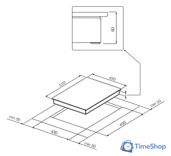 Варочная панель Graude IK 45.0 S - Изображение №4 — Интернет-магазин Time-Shop