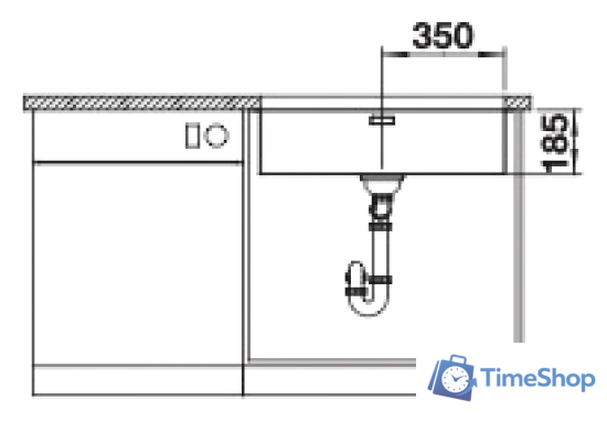 Кухонная мойка Blanco Solis 700-U 526125 (полированная) - Изображение №4 — Интернет-магазин Time-Shop