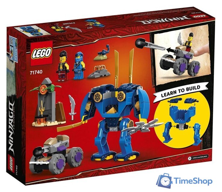 Конструктор LEGO Ninjago 71740 Электрический робот Джея - Изображение №2 — Интернет-магазин Time-Shop