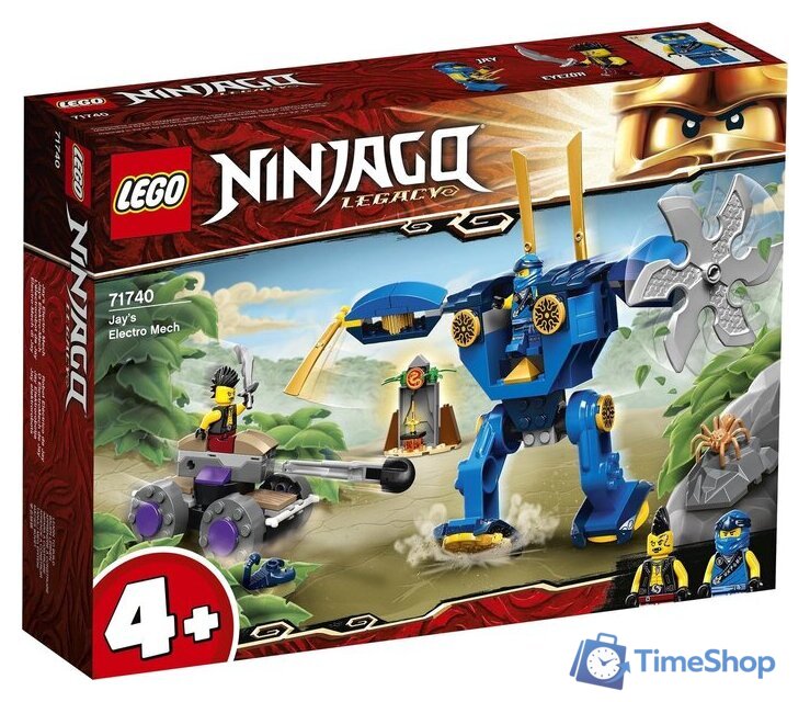 Конструктор LEGO Ninjago 71740 Электрический робот Джея - Изображение №1 — Интернет-магазин Time-Shop