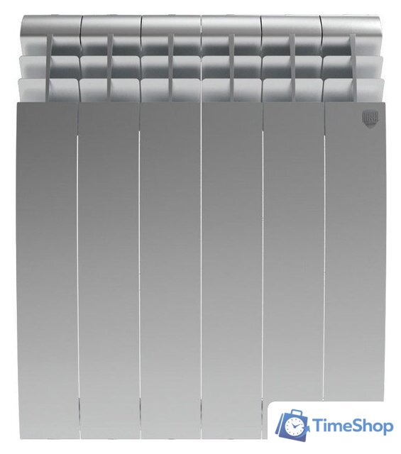 Алюминиевый радиатор Royal Thermo Biliner Alum 500 Silver Satin (14 секций) - Изображение №2 — Интернет-магазин Time-Shop
