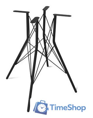 Кухонный стол Sheffilton SHT-TU2-1/90 ЛДСП (черный муар/дуб галифакс табак) - Изображение №5 — Интернет-магазин Time-Shop