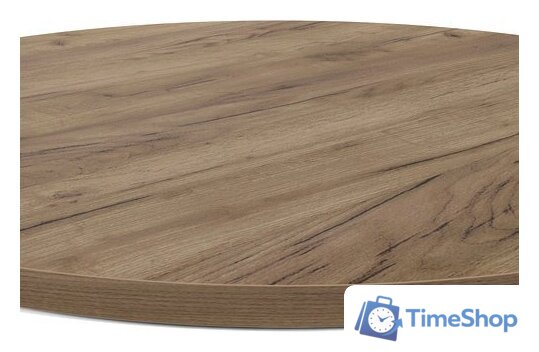 Кухонный стол Sheffilton SHT-TU2-1/90 ЛДСП (черный муар/дуб галифакс табак) - Изображение №4 — Интернет-магазин Time-Shop