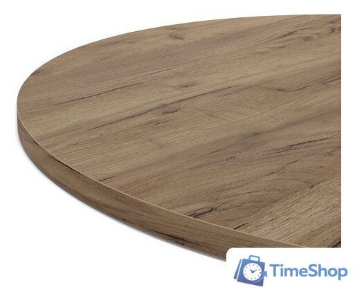 Кухонный стол Sheffilton SHT-TU2-1/90 ЛДСП (черный муар/дуб галифакс табак) - Изображение №3 — Интернет-магазин Time-Shop