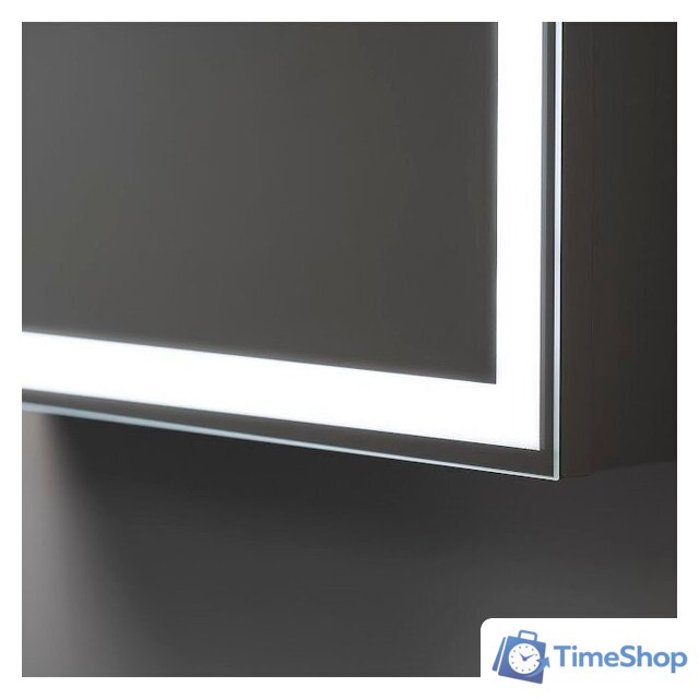  Lauter Шкаф с зеркалом Emma (с подсветкой, черный мат) - Изображение №5 — Интернет-магазин Time-Shop