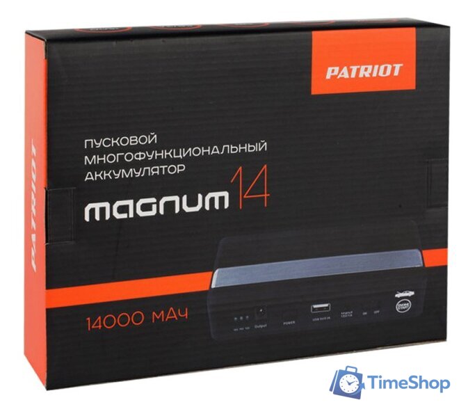 Портативное пусковое устройство Patriot Magnum 14 [650201614] - Изображение №8 — Интернет-магазин Time-Shop