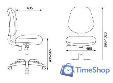 Компьютерное кресло Бюрократ CH-W213/TW-96-1 (оранжевый) - Изображение №6 — Интернет-магазин Time-Shop