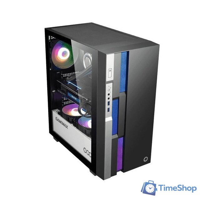 Корпус GameMax Brufen C3 (черный/белый) - Изображение №2 — Интернет-магазин Time-Shop