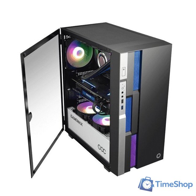 Корпус GameMax Brufen C3 (черный/белый) - Изображение №3 — Интернет-магазин Time-Shop
