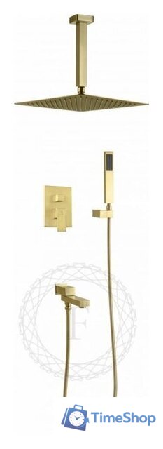 Душевая система  Filarete Fing FL1042 (матовое золото) - Изображение №1 — Интернет-магазин Time-Shop