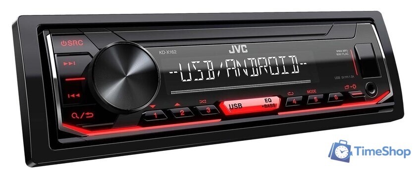 USB-магнитола JVC KD-X162 - Изображение №2 — Интернет-магазин Time-Shop