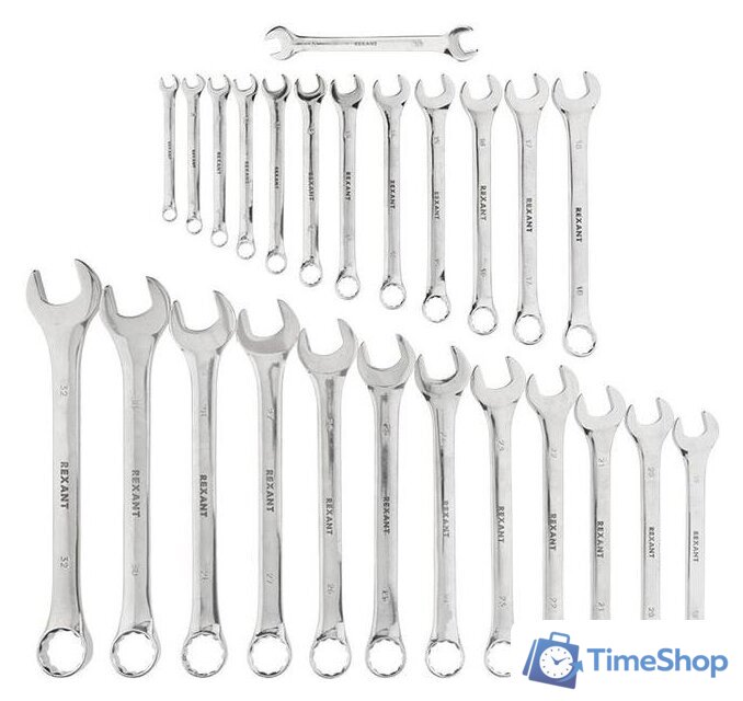 Набор ключей Rexant 12-5848 (26 предметов) - Изображение №3 — Интернет-магазин Time-Shop