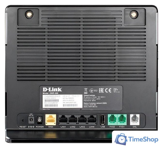 Беспроводной DSL-маршрутизатор D-Link DWR-980/4HDA1E - Изображение №4 — Интернет-магазин Time-Shop