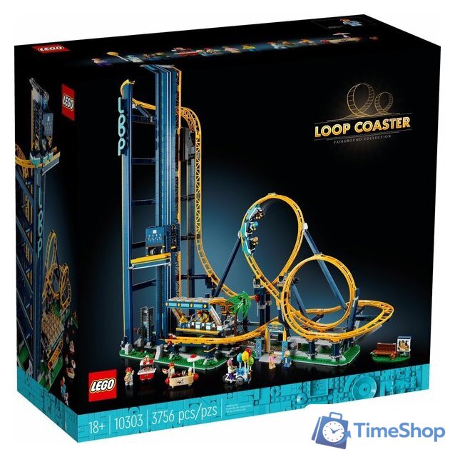 Конструктор LEGO Icons 10303 Американские горки с мертвой петлей - Изображение №1 — Интернет-магазин Time-Shop