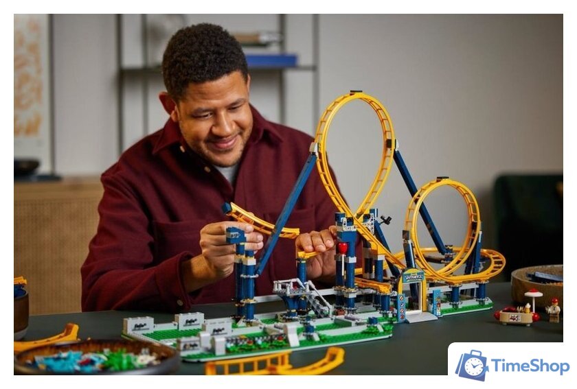 Конструктор LEGO Icons 10303 Американские горки с мертвой петлей - Изображение №8 — Интернет-магазин Time-Shop