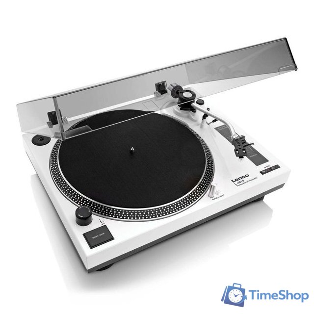 Виниловый проигрыватель Lenco L-3810WH - Изображение №2 — Интернет-магазин Time-Shop