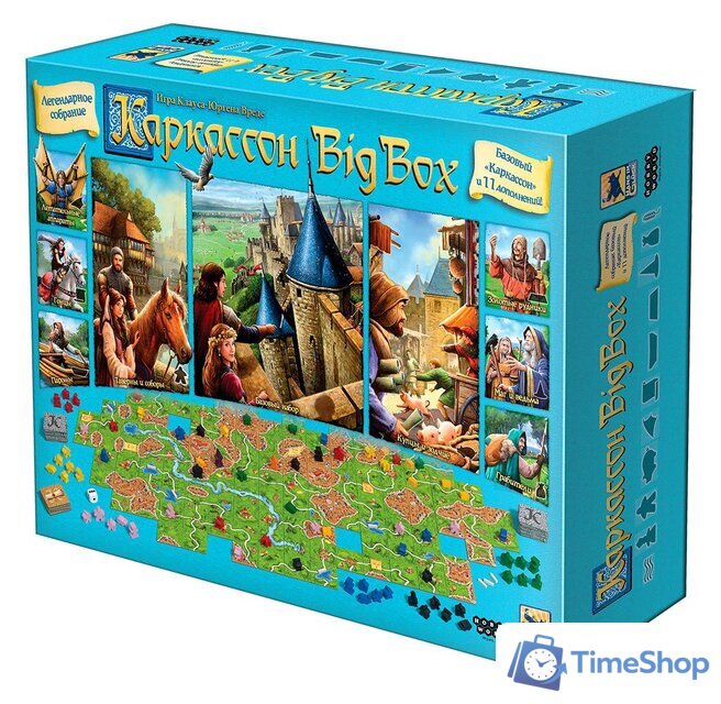 Настольная игра Мир Хобби Каркассон: Big Box - Изображение №1 — Интернет-магазин Time-Shop