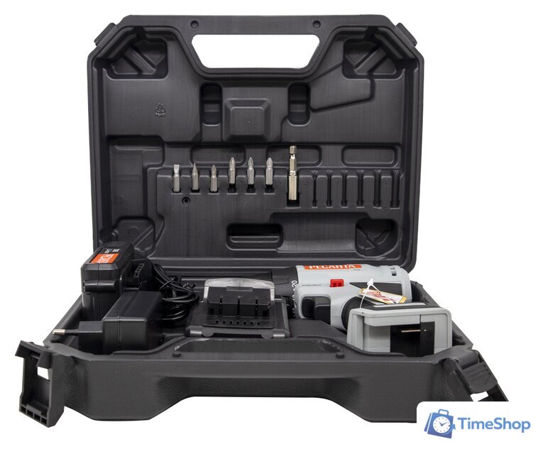 Дрель-шуруповерт Ресанта ДА-20-2ЛК-Б (с 2-мя АКБ, кейс) - Изображение №6 — Интернет-магазин Time-Shop