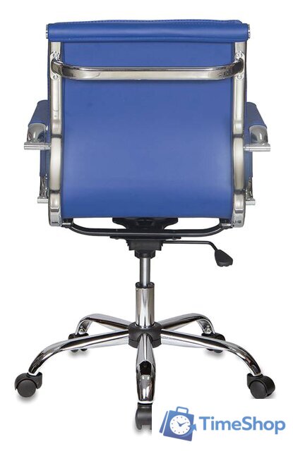 Офисное кресло Бюрократ CH-993-Low/Blue (синий) - Изображение №4 — Интернет-магазин Time-Shop