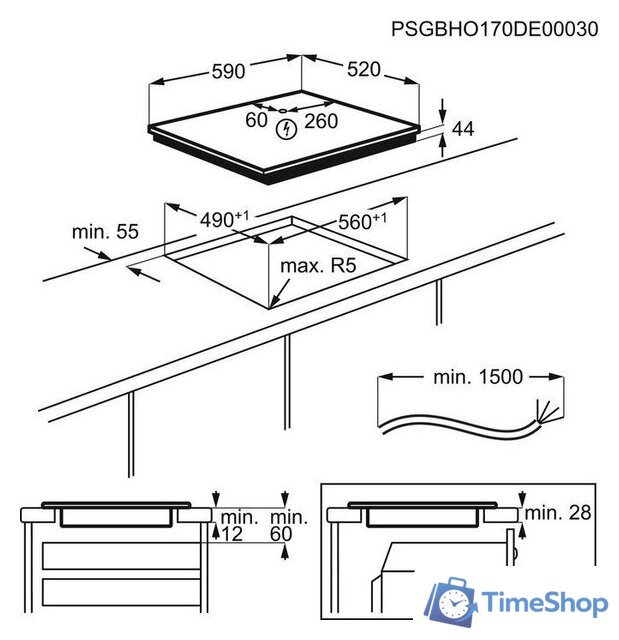 Варочная панель Electrolux LIR60433 - Изображение №10 — Интернет-магазин Time-Shop