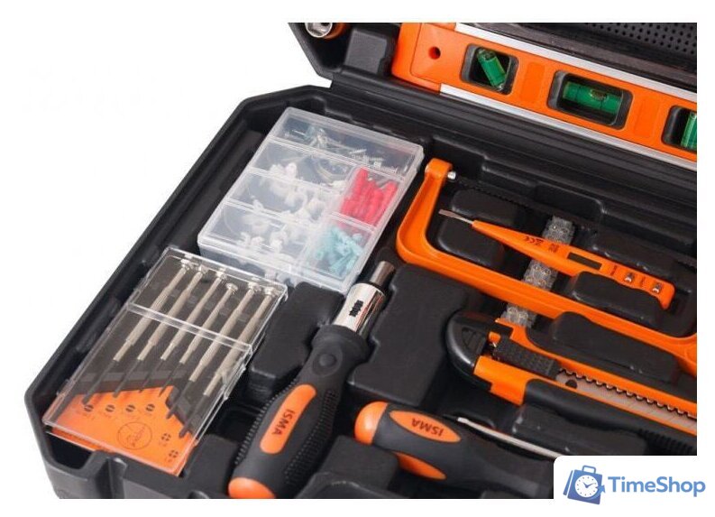 Набор домашнего мастера ISMA 20180 (180 предметов) - Изображение №12 — Интернет-магазин Time-Shop