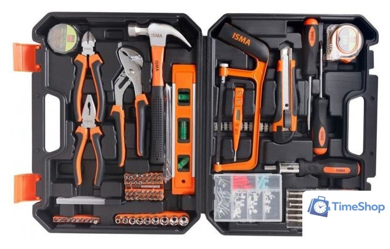 Набор домашнего мастера ISMA 20180 (180 предметов) - Изображение №9 — Интернет-магазин Time-Shop