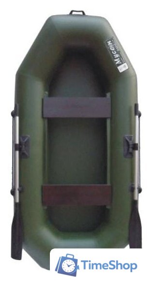 Гребная лодка Муссон S 250 (зеленый) - Изображение №1 — Интернет-магазин Time-Shop