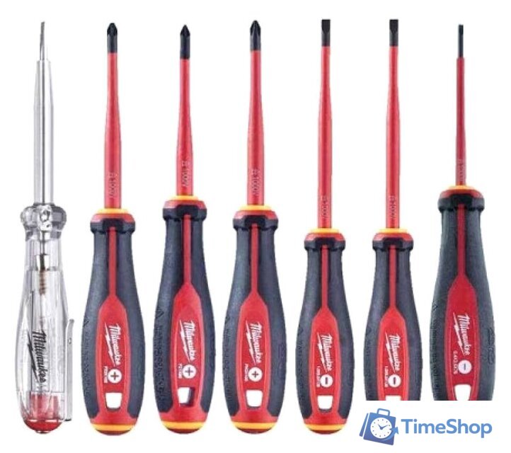 Набор отверток Milwaukee 4932478738 (7 предметов) - Изображение №1 — Интернет-магазин Time-Shop