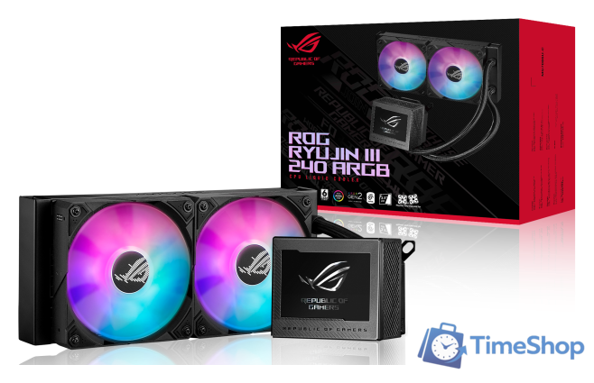 Система жидкостного охлаждения для процессора ASUS ROG Ryujin III 240 ARGB - Изображение №7 — Интернет-магазин Time-Shop