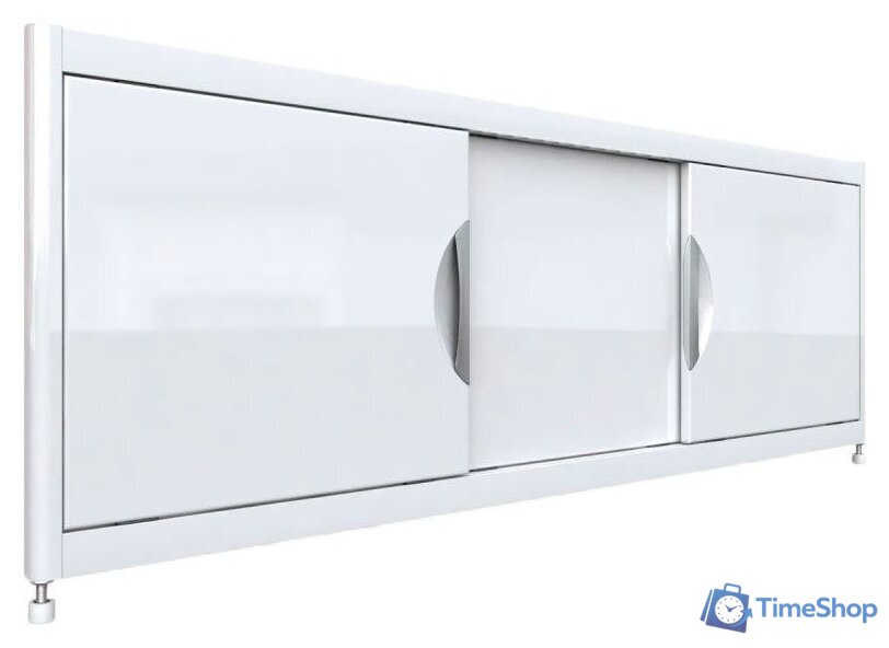 Фронтальный экран под ванну Emmy Малибу 180 (белый) - Изображение №1 — Интернет-магазин Time-Shop