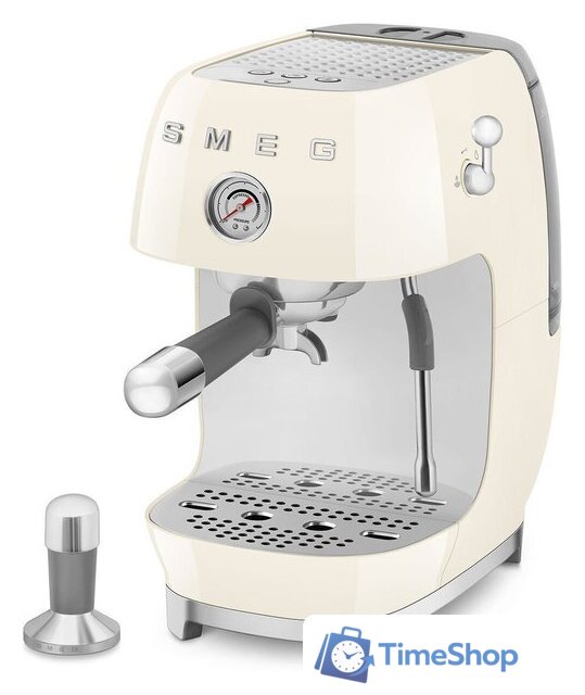 Рожковая кофеварка Smeg ECF03CREU - Изображение №4 — Интернет-магазин Time-Shop
