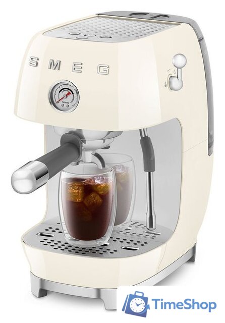 Рожковая кофеварка Smeg ECF03CREU - Изображение №5 — Интернет-магазин Time-Shop