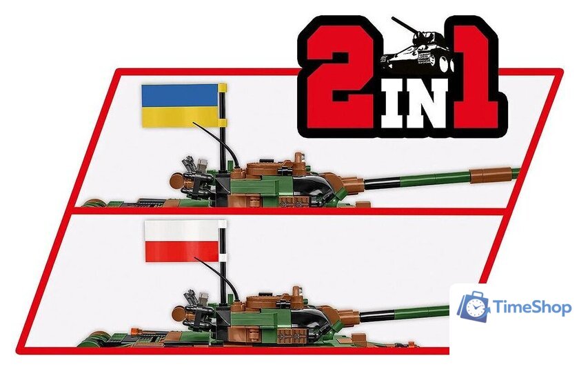 Конструктор Cobi Armed Forces T-72 M1R - Изображение №7 — Интернет-магазин Time-Shop