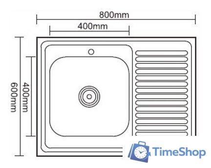 Кухонная мойка Ledeme L98060-6L - Изображение №2 — Интернет-магазин Time-Shop