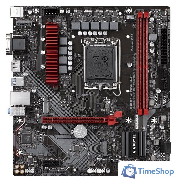 Материнская плата Gigabyte B760M Gaming DDR4 (rev. 1.x) - Изображение №1 — Интернет-магазин Time-Shop