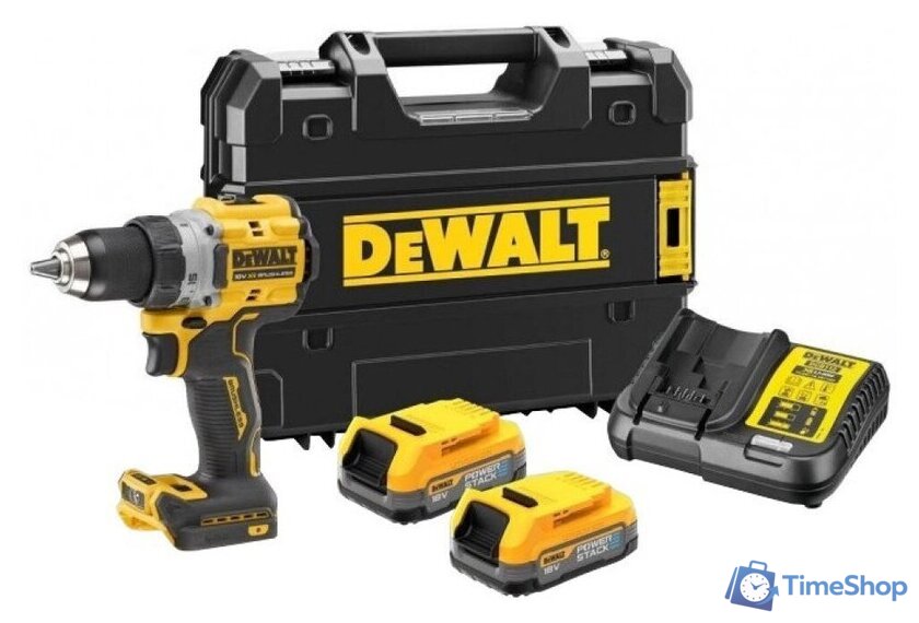 Дрель-шуруповерт DeWalt DCD800E2T (с 2-мя АКБ, кейс) - Изображение №1 — Интернет-магазин Time-Shop