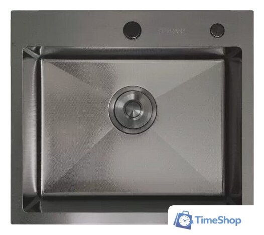 Кухонная мойка Gerhans K35044BD Decor (графит) - Изображение №1 — Интернет-магазин Time-Shop