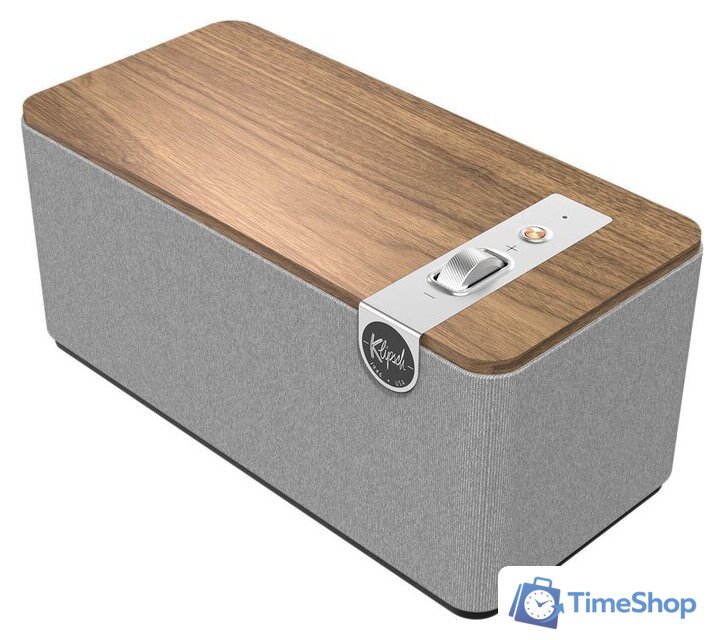 Беспроводная колонка Klipsch The One Plus (серый/коричневый) - Изображение №1 — Интернет-магазин Time-Shop
