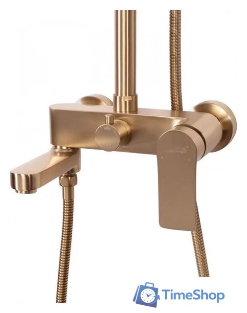 Душевая система  Hansberge H5049 (золото матовый) - Изображение №4 — Интернет-магазин Time-Shop
