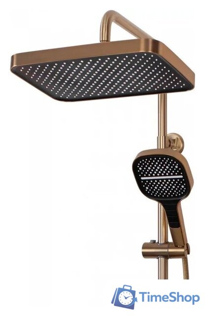 Душевая система  Hansberge H5049 (золото матовый) - Изображение №2 — Интернет-магазин Time-Shop